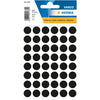 HERMA -  Etiket 1869 rond 12mm zwart 240 stuks