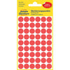 Avery Zweckform -  Etiket avery 3141 rond 12mm rood 270st | 10 stuks