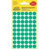 Avery Zweckform -  Etiket avery 3143 rond 12mm groen 270st