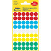 Avery Zweckform -  Etiket avery 3088 rond 12mm assorti 270st | 10 stuks