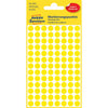 Avery Zweckform -  Etiket avery 3013 rond 8mm geel 416st