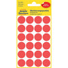 Avery Zweckform - Label Zweckform 3004 round 18mm red 96 labels