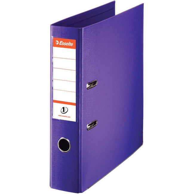 Esselte - Power N°1 violet binder, spine 7.5 cm