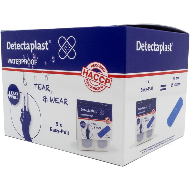 Detecta -Last - Tränenverschleiß wasserdicht einfach -pull, ft 25 x 72 mm, 5 x 40 Stück