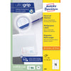 Avery Zweckform -  Etiket avery 3669 70x50.8mm wit 1500st