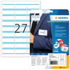 HERMA -  Naambadge etiket  4513 63.5x29.6mm wit blauw