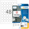 HERMA -  Etiket  4387 rond 30mm verwijderb wit 1200st