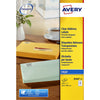 Avery - Etiqueta J8560-25 63.5x38.1mm transparente 525 etiquetas | 5 piezas