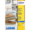 Avery - Etiqueta J8565-25 99.1x67.7mm transparente 200 etiquetas | 5 piezas