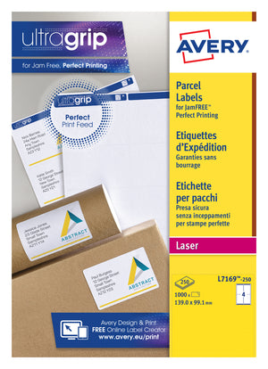 Avery - Label L7169-250 99,1x139mm bianco 1000 etichette