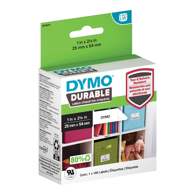 DYMO - Etiket 1976411 labelwriter 25x54mm 160 stuks