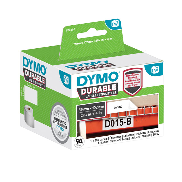 Dymo - Etiket 1933088 labelwriter 59x102mm 300 stuks