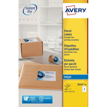 Avery - Label J8165-25 99.1x67.7mm white 200 labels | 5 pieces