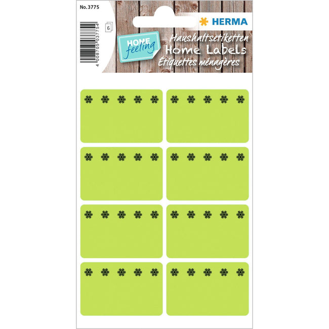 HERMA -  Etiket  3775 26x40mm diepvries groen 48st | 10 stuks