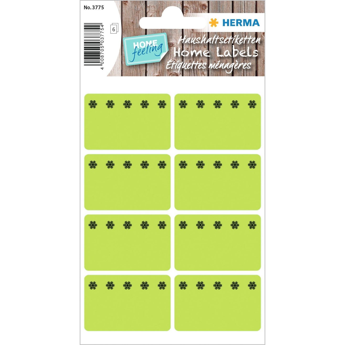 HERMA - Label 3775 26x40mm frozen green 48 pieces
