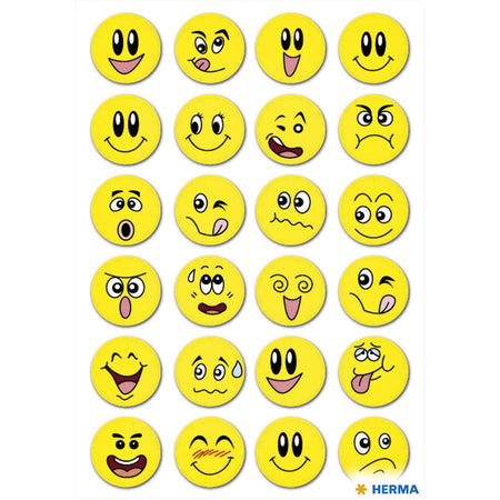 HERMA -  Etiket  3657 smiley met wiebeleffect | 10 stuks