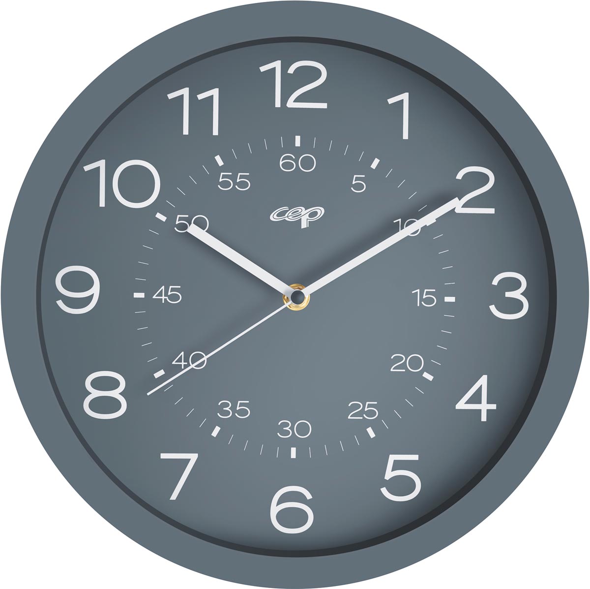 CEP - minéral par horloge murale CEP, magnétique, diamètre 30 cm, gris