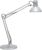 MAUL - study bureaulamp, op voet, zilver