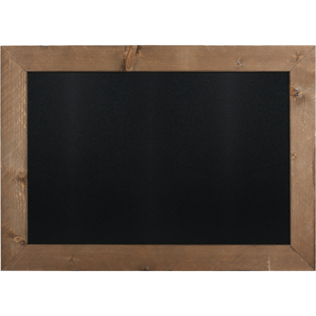 Klika - Krijtbord | hout | 80x60cm | bruin | 1 stuks