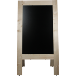 Klika - Stubboard à la craie | Bois | 70x135cm | Blanco | 1 pièce