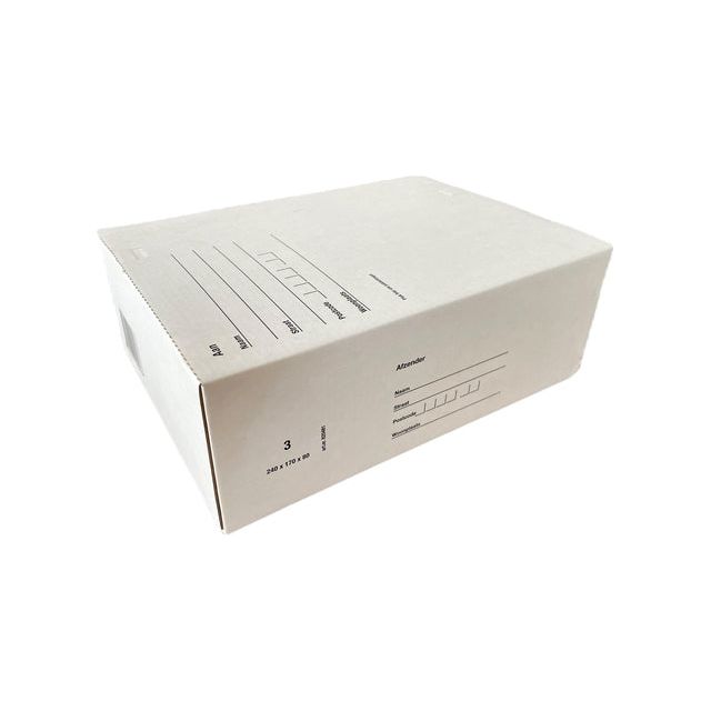 Izzy - Postpacks Box Izzy 3 240x170x80mm White | 5 pièces