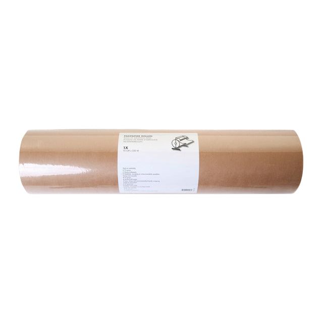 IEZZY - Inpakpapier 70gram 70cmx220m kraft bruin