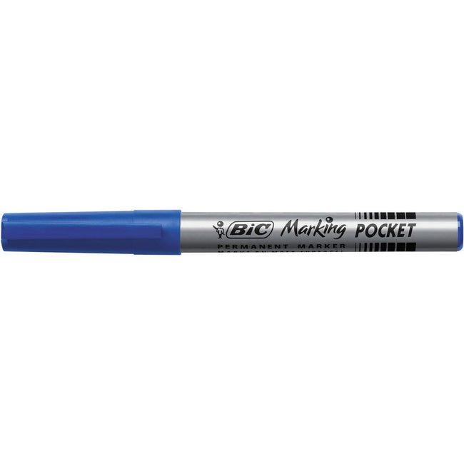 Bic - permanent marker ECOlutions, schrijfbreedte 1,1 mm, fijne punt, blauw