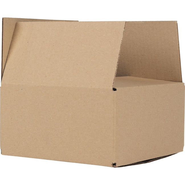 Klika - Carton d'expédition, vague simple, 3 mm, marron, ft 200 x 200 x 100 mm