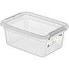 DONAU Home - storage box, 4.5 liters, transparent