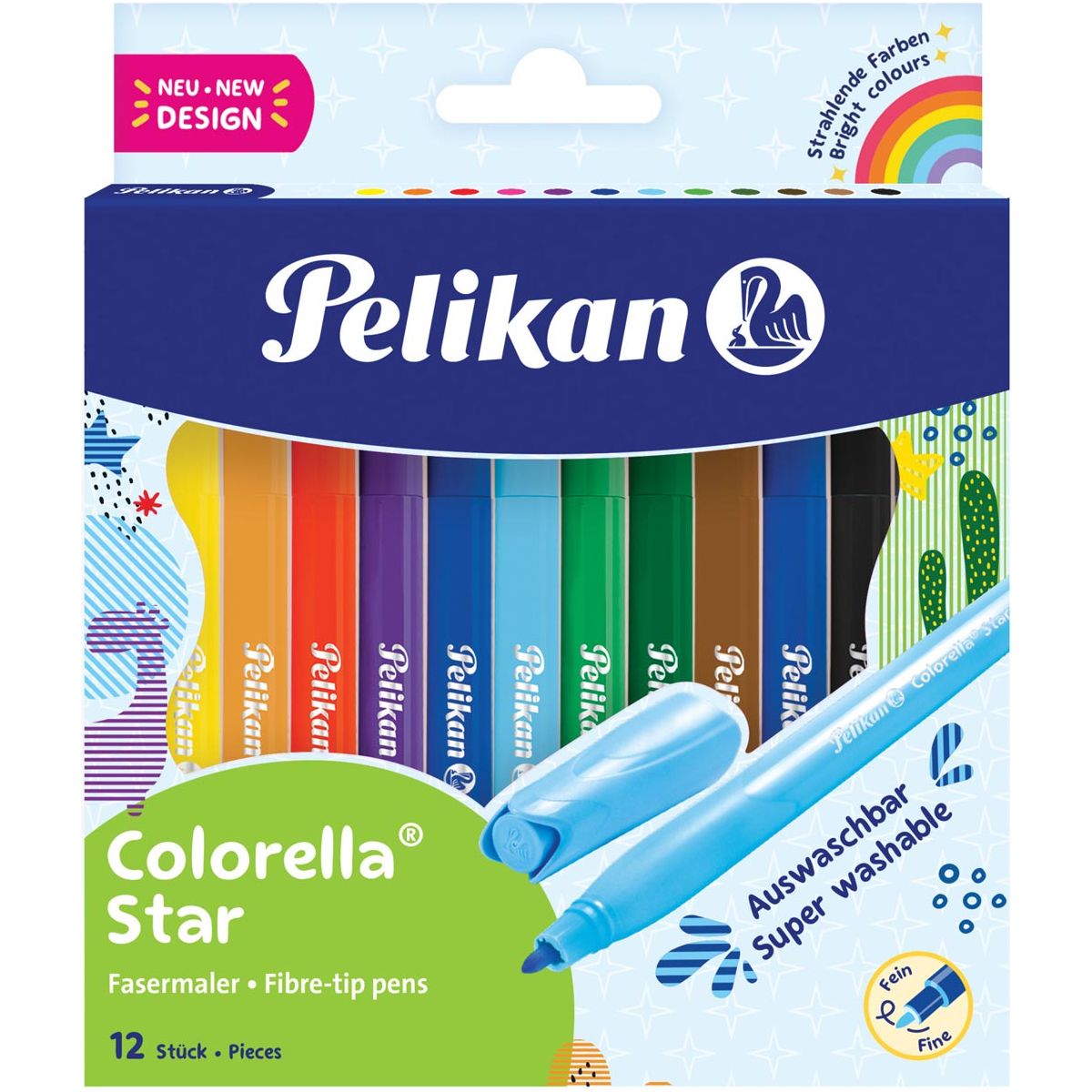 Pelikan - Colorella viltstift, etui van 12 stuks