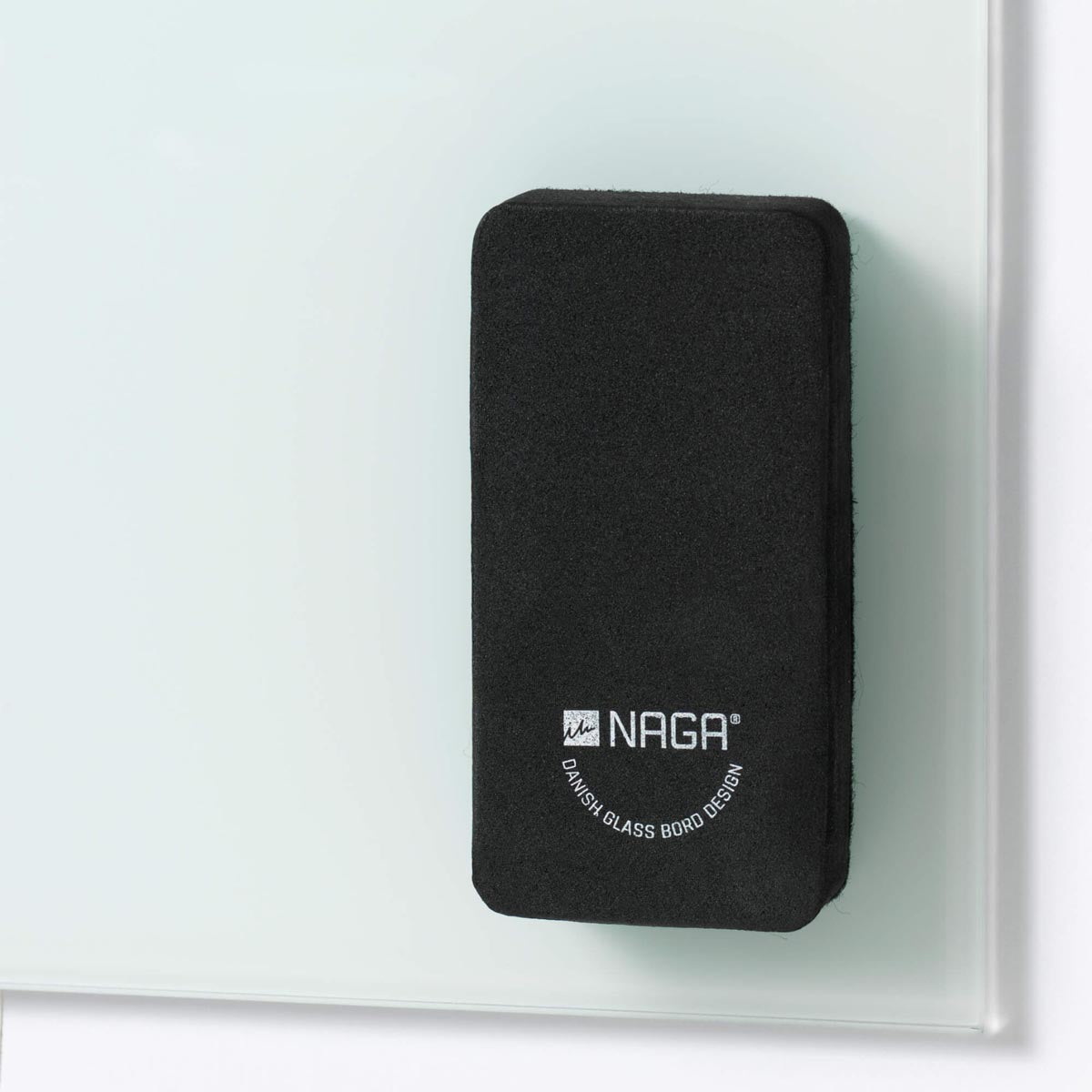 Naga - magnetic board eraser for glass boards, ft 5 x 10 cm
