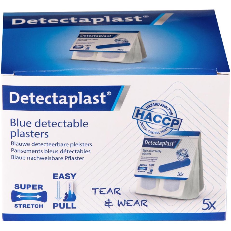 DETECTA -LADE - Tränenverschleiß elastischer Easy -Pull, ft 25 x 72 mm, 5 x 36 Teile