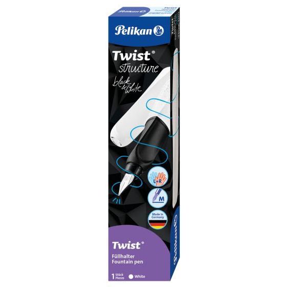 Pelikan - Twist vulpen Structure P457, zwart