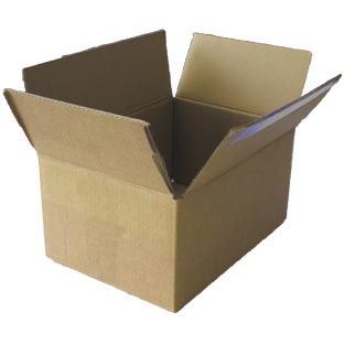Klika - Caja de envío, una onda y media, 4,5 mm, marrón, pies 305 x 215 x 150 mm