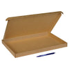 Klika - Buzón A4+ con solapa 370x260x28mm marrón 50 piezas