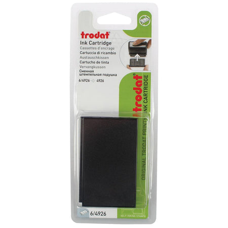 Trodat - tampon de rechange noir, pour tampon 4926, blister de 2 pièces