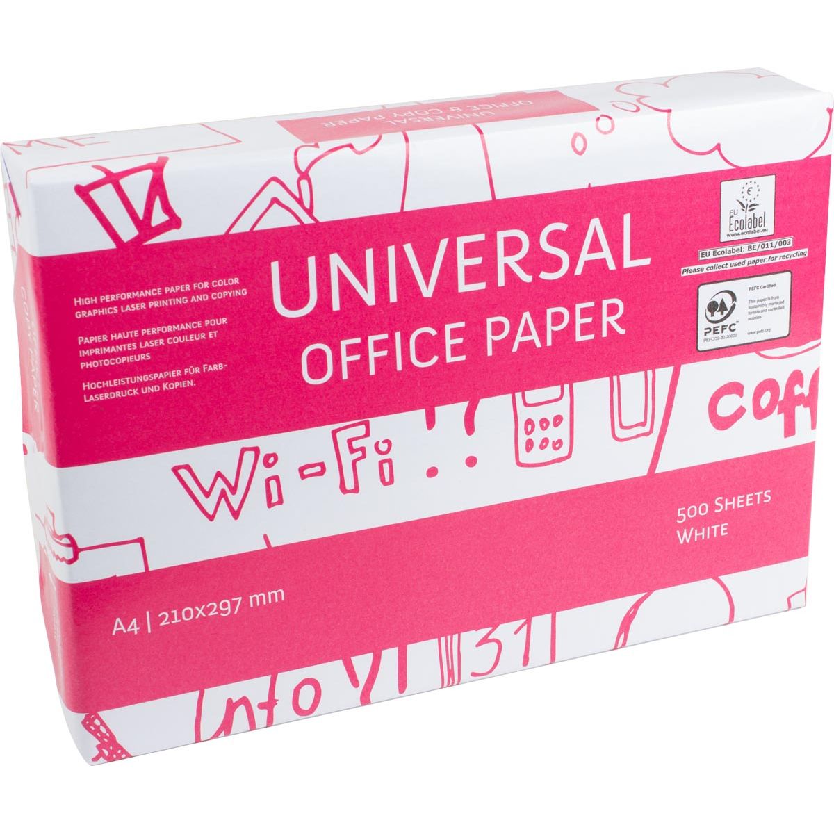 White box - Kopieerpapier ft A4, 75 g, 160 CIE, pak van 500 vel