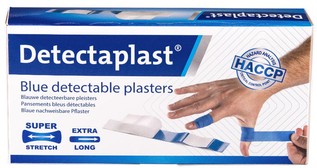 Detectaplast -  Elastic textielpleister, ft 180 x 20 mm, pak van 100 stuks