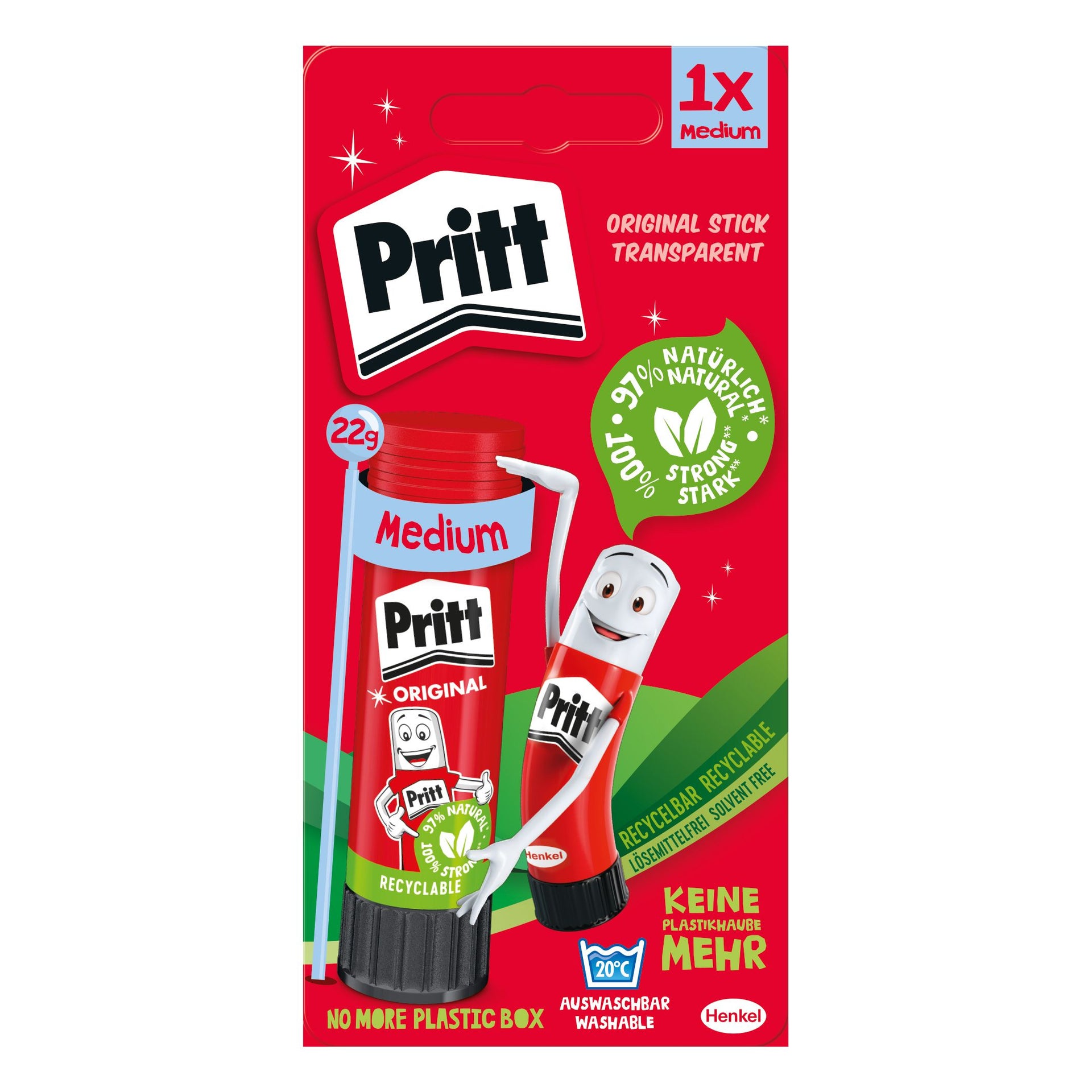 Pritt - Colla Stick Stick Original 22gr su blister | 12 pezzi