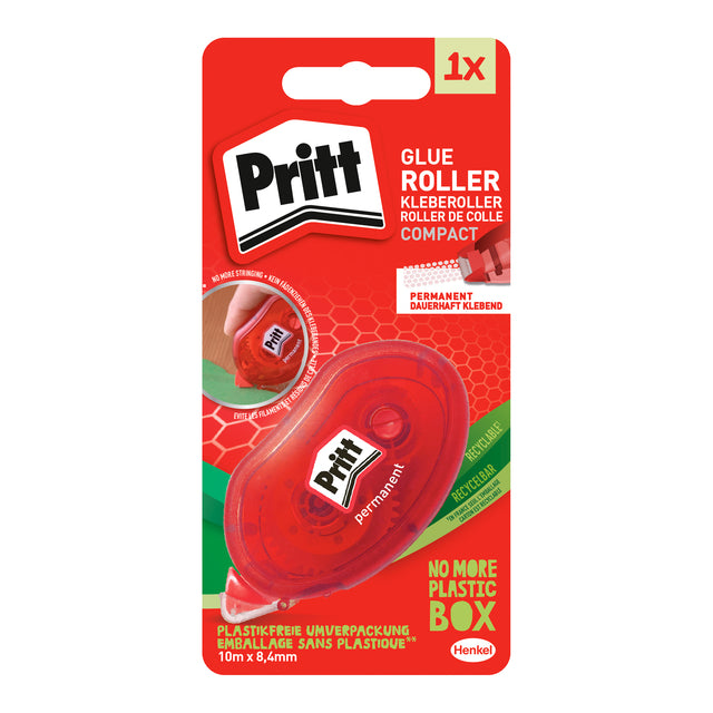 Pritt - Rouleau à colle permanent | Blister une pièce 1 | 10 morceaux