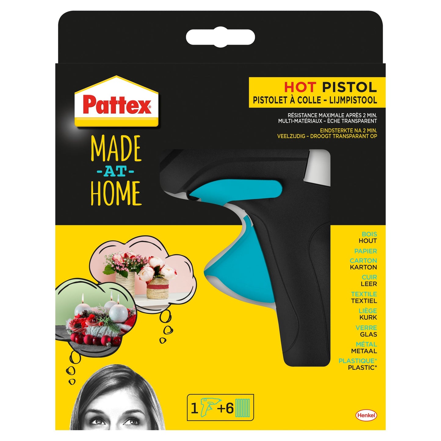Pattex - Pistola de pegamento Hobby t kit