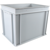 Klika -  Bak | HDPE | gesloten handgreep | transportbak | 400x300x325mm | grijs | 1 stuks