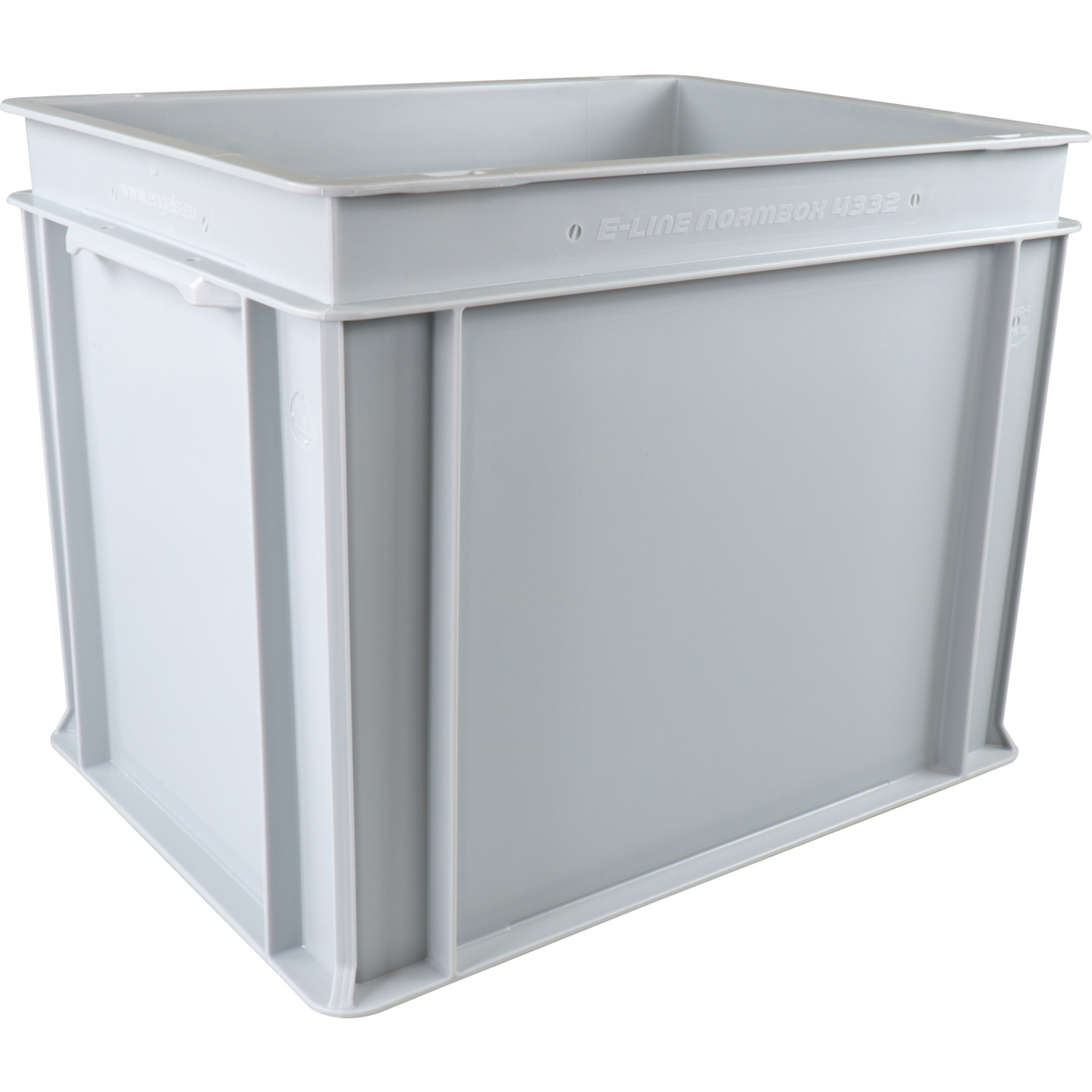 Klika - Bak | HDPE | geschlossener Griff | Transportbox | 400x300x325mm | Grau | 1 Stück