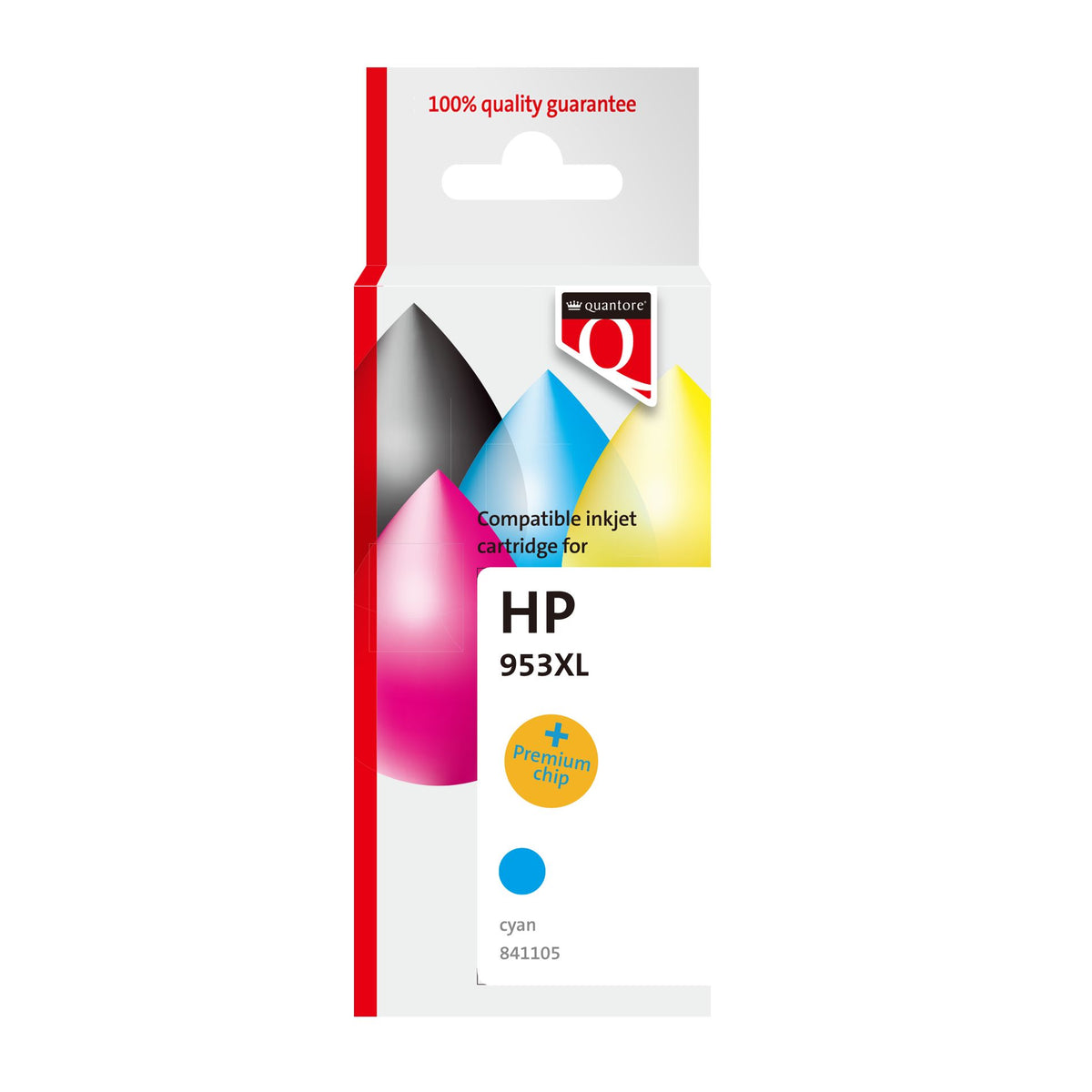 Quantore -  Inktcartridge hp 953xl f6u16cn hc blauw