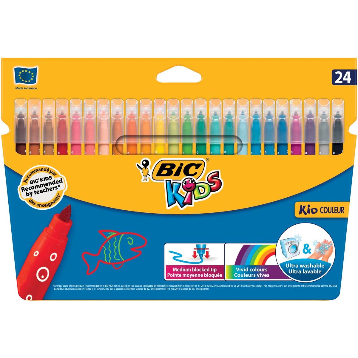 BIC Kids - Filt Sift Kid Cooleur 24 marqueurs