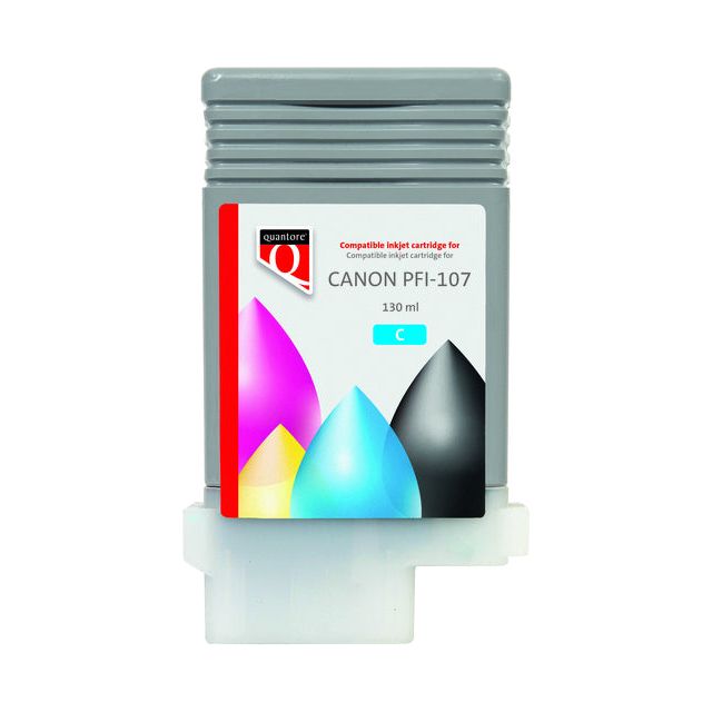 Quantore - Inkcartridge Canon Pfi -107 Blue | 1 pièce | 12 pièces