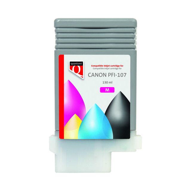 Quantore - Inkcartridge Canon PFI -107 rot | 1 Stück | 12 Stücke