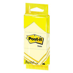 Post-it - Memoblok 3m post-it 6810 38x51mm geel | Blister a 3 stuk