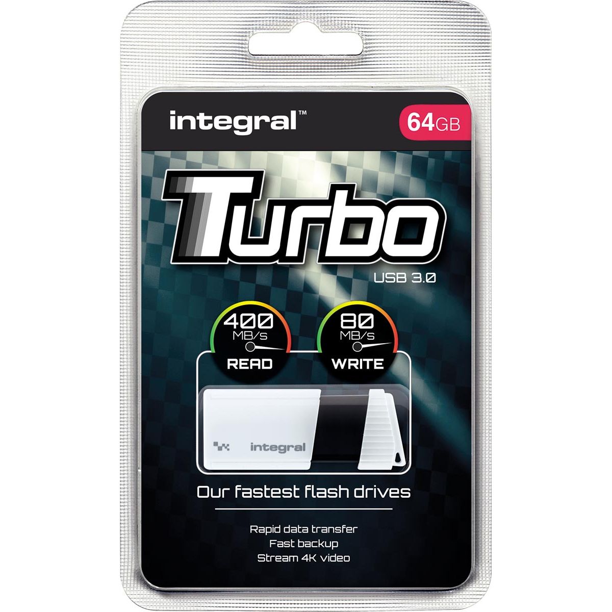 Integral - Turbo USB 3.0 stick, 64 GB