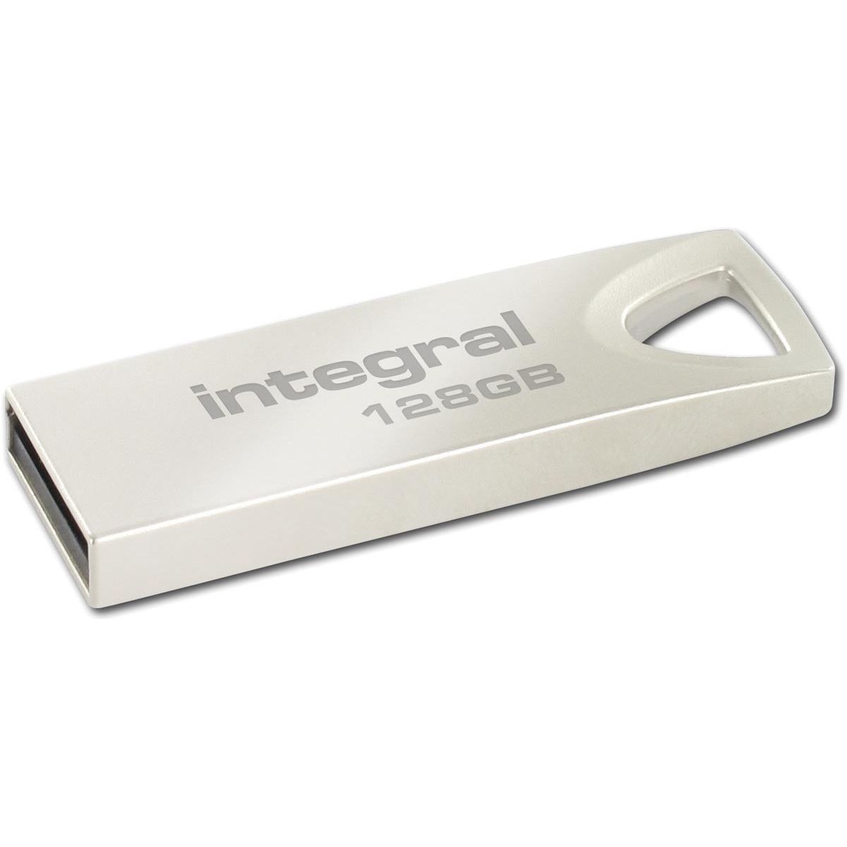 Integral - ARC USB Stick 2.0, 128 GB, Silber